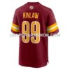 Mens Nike Jayden Daniels Black Washington Commanders Alternate Game Player Jersey