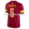 Mens Nike Jayden Daniels White Washington Commanders Game Super Bowl Era Jersey