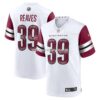 Mens Nike Jerzhan Newton White Washington Commanders Game Jersey