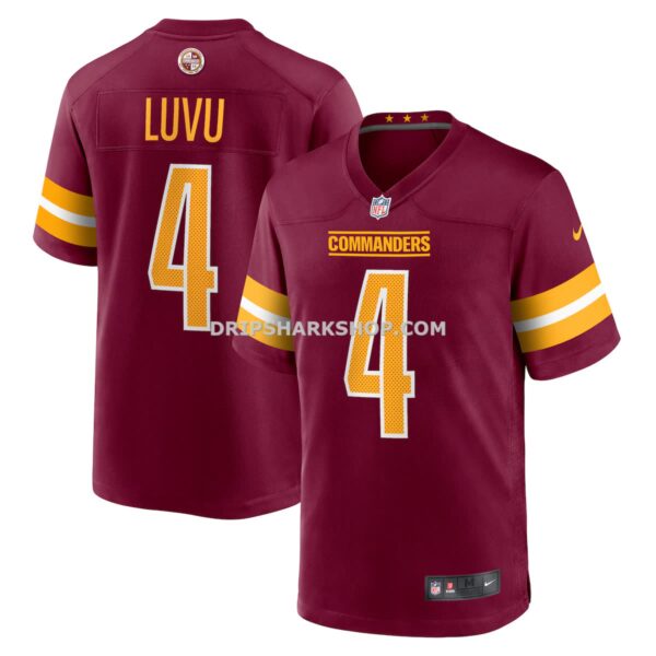 NFL32bb5dG04-1e48ff Mens Nike Frankie Luvu White Washington Commanders Game Super Bowl Era Jersey
