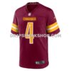 NFL32bb5dG05-006bcb Mens Nike Frankie Luvu White Washington Commanders Game Super Bowl Era Jersey