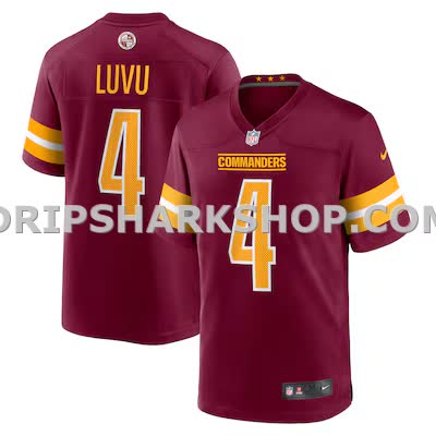 Mens Nike Frankie Luvu White Washington Commanders Game Super Bowl Era Jersey