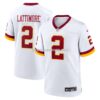 Mens Nike Mike Sainristil Burgundy Washington Commanders Game Jersey