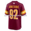 NFL32c041G06-4487cb Mens Nike Frankie Luvu Burgundy Washington Commanders Game Jersey