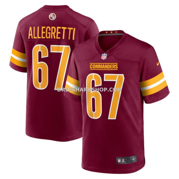 NFL32c598G04-3c791d Mens Nike Number 1 Groom Burgundy Washington Commanders Game Jersey