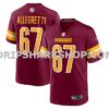 NFL32c598M01-5778ca Mens Nike Number 1 Groom Burgundy Washington Commanders Game Jersey