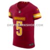 Mens Nike Jayden Daniels White Washington Commanders Alternate 2 Super Bowl Era Vapor Fuse Elite Jersey