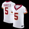 Mens Nike Jayden Daniels White Washington Commanders Player Game Jersey