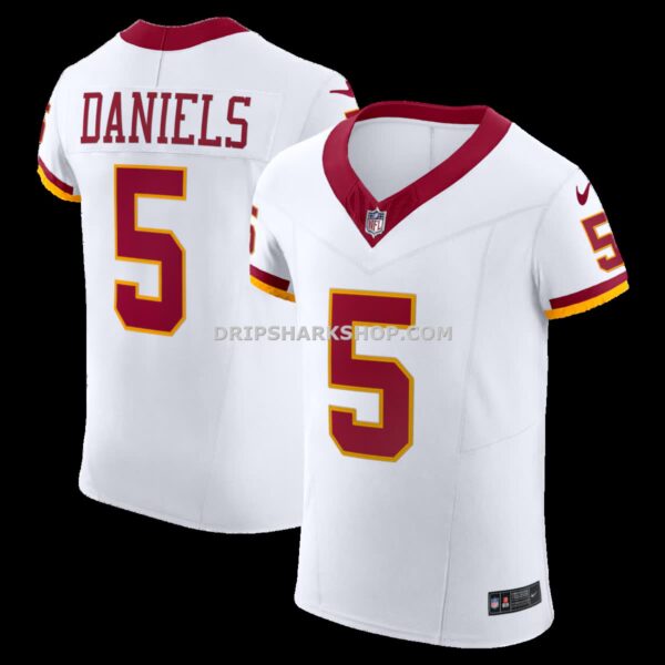 Mens Nike Jayden Daniels White Washington Commanders Player Game Jersey
