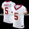 Mens Nike Jayden Daniels White Washington Commanders Player Game Jersey