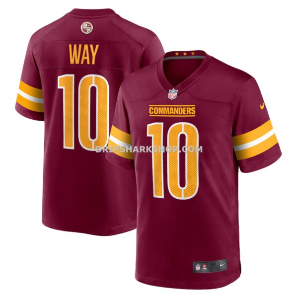 Mens Nike Trey Amos Burgundy Washington Commanders Team Game Jersey