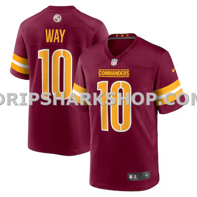 Mens Nike Trey Amos Burgundy Washington Commanders Team Game Jersey