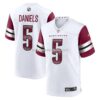 Mens Nike Jayden Daniels White Washington Commanders Vapor Fuse Limited Super Bowl Era Jersey