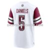Mens Nike Jayden Daniels White Washington Commanders Vapor Fuse Limited Super Bowl Era Jersey