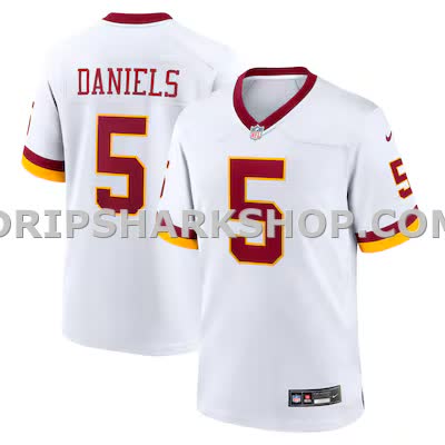 Mens Nike Jayden Daniels White Washington Commanders Vapor Fuse Limited Jersey