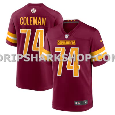 Mens Nike Carlin Vigers Burgundy Washington Commanders Team Game Jersey