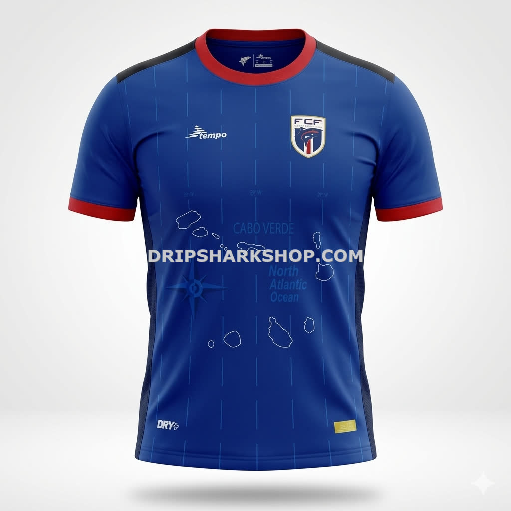 Camiseta Mundial 2026 Cabo Verde Local