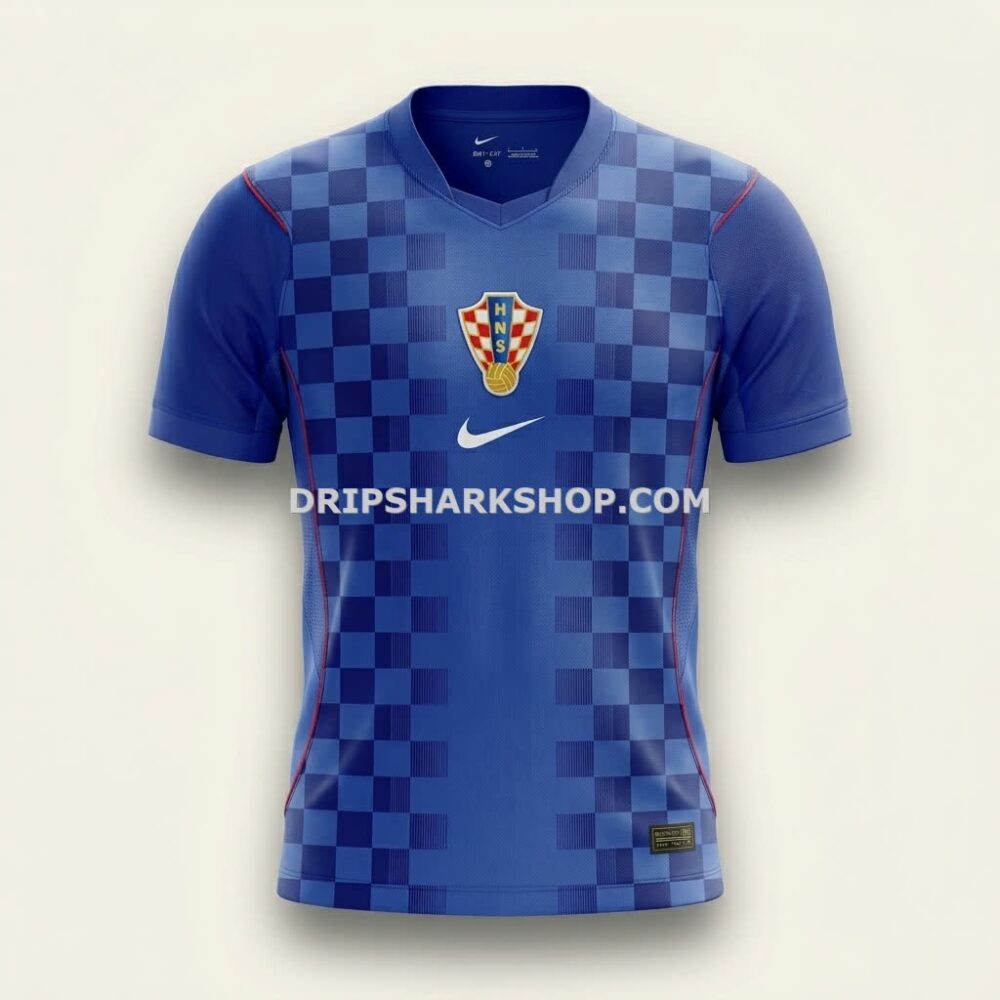 Camiseta Mundial 2026 Croacia Visitante
