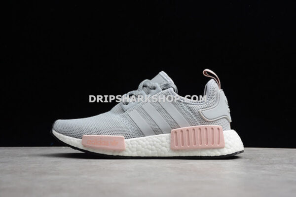 Adidas NMD R1 Shoes Clear Onix Light Onix Vapour Pink