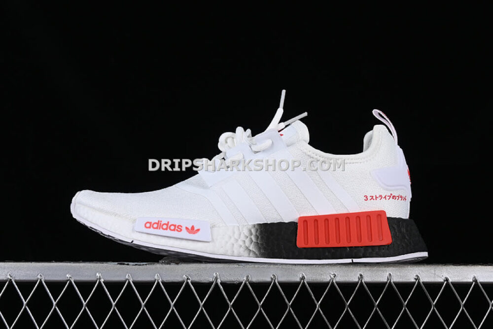 Adidas NMD R1 Boost White Red Black