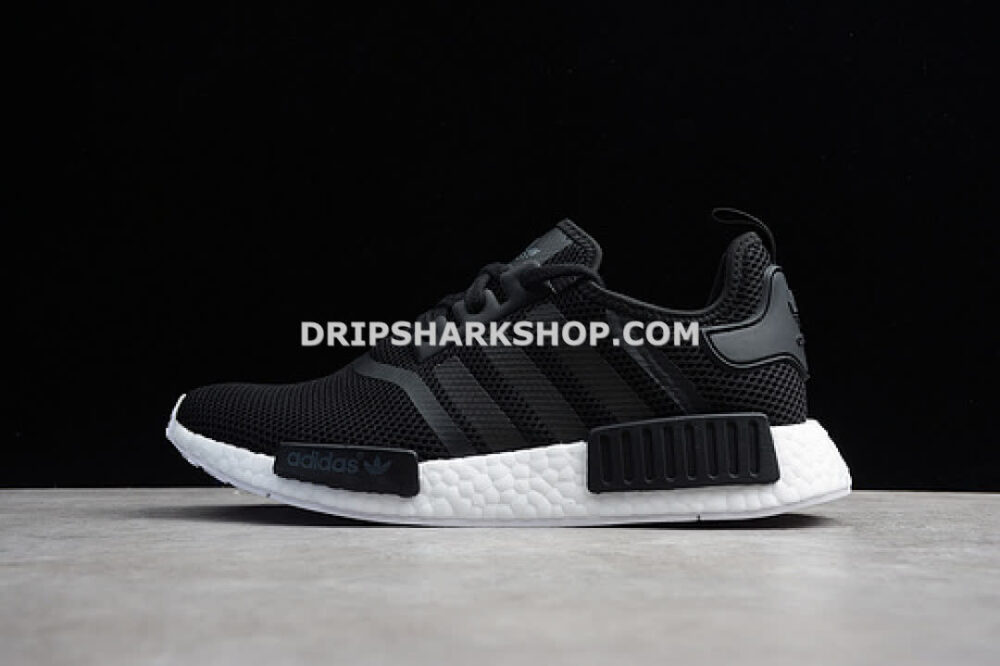 Adidas NMD R1 Black Monochrome Black White