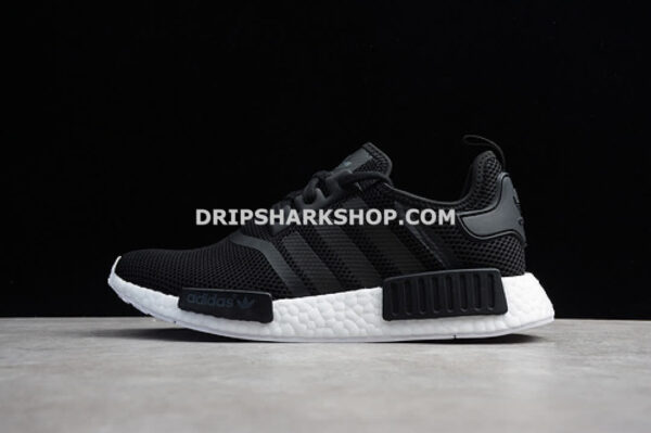 Adidas NMD R1 Black Monochrome Black White