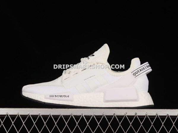 Adidas NMD Ri.V2 Shoes Core Black Core Black Core Black - Blanco