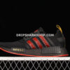 Adidas NMD R1 Boost Shoes Core Black Red Yellow