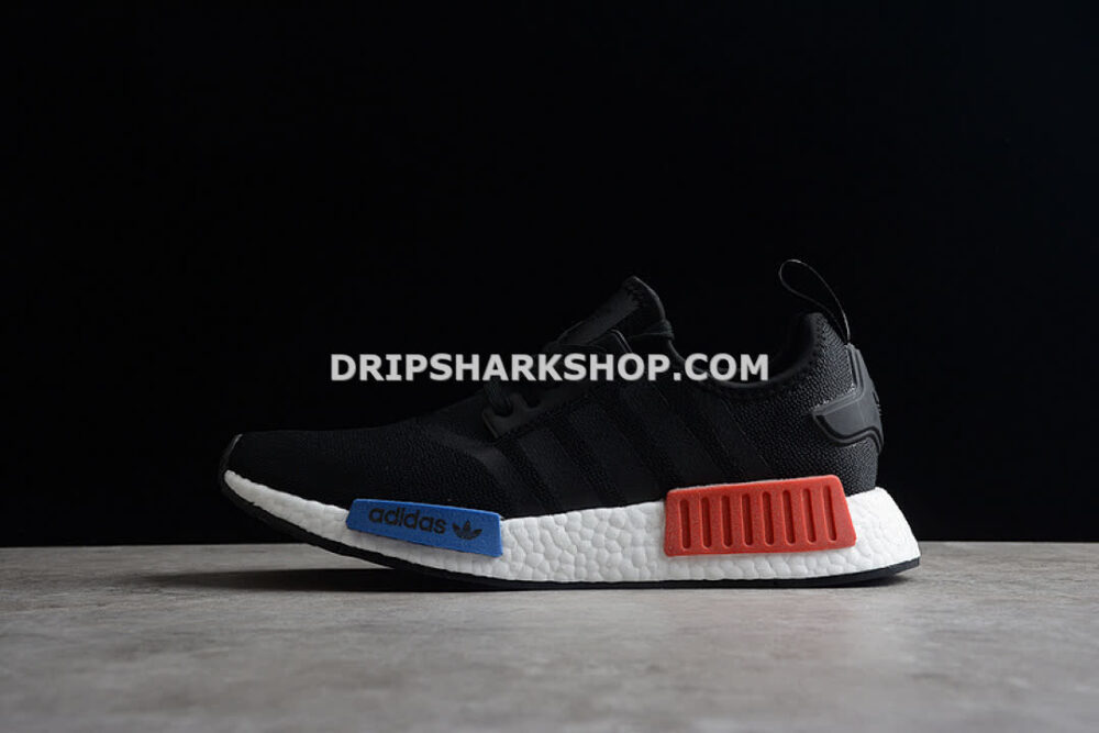 Adidas NMD R1 Boost Shoes Core Black Core Black Cloud White