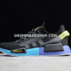 Adidas NMD R1 V2 Core Black Carbon Shock Yellow