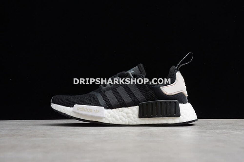 Adidas NMD R1 Shoes Core Black Cloud White