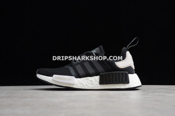 Adidas NMD R1 Shoes Core Black Cloud White