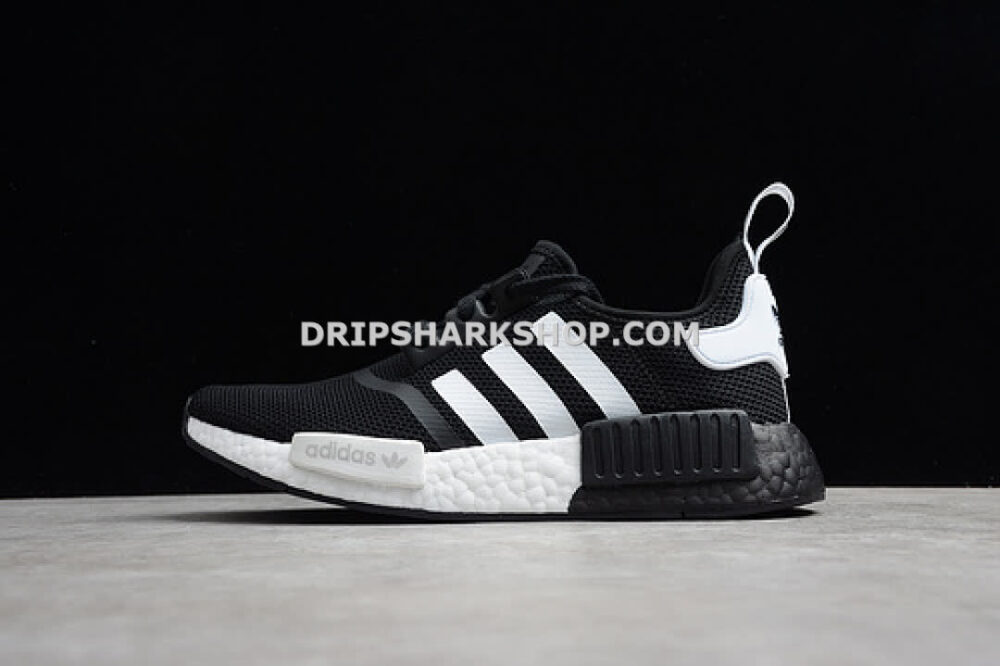Adidas NMD R1 Shoes Core Black Cloud White