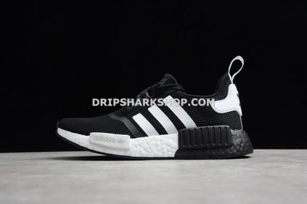 Adidas NMD R1 Shoes Core Black Cloud White