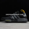 Adidas NMD R1 Shoes Core Black Core Black Yellow