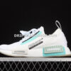Adidas NMD R1 Spectoo Shoes Cloud White Cyan Black