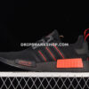 Adidas NMD R1 Core Black Core Black Red