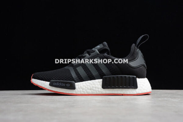 Adidas NMD R1 Core Black Trace Scarlet