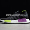 Adidas NMD R1 Black Purple Green