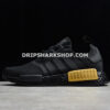Adidas NMD R1 Shoes Core Black Core Black Gold Metallic