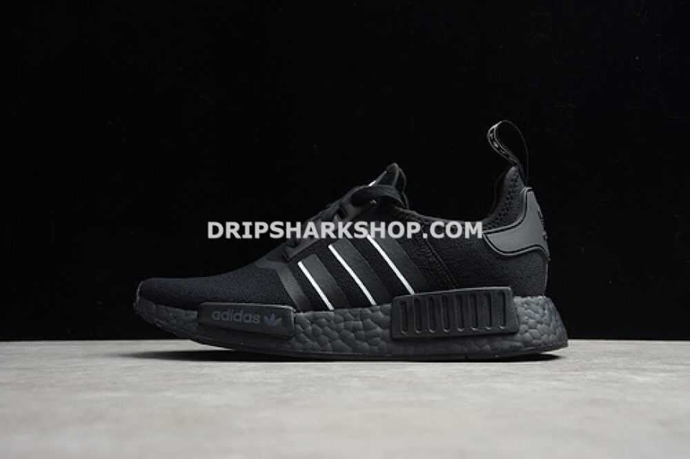 Adidas NMD R1 Shoes Core Black Cloud White