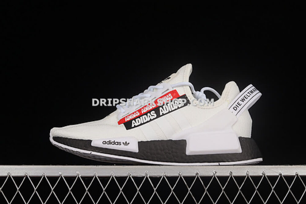 Adidas NMD R1 V2 Cloud White Core Black Scarlet