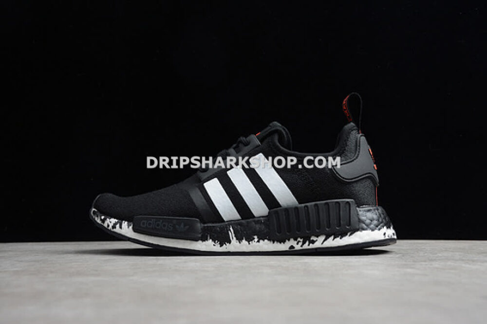 Adidas NMD R1 Shoes Core Black Core Black Cloud White