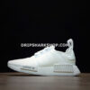01-50 Adidas NMD R1 Shoes Cloud White Cloud White Cloud White