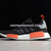 Adidas NMD R1 Core Black Cloud White Orange