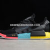 Adidas NMD R1 Boost V2 Tokyo Core Black Blue Yellow Red