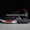Adidas NMD R1 Shoes Core Black Red Footwear White