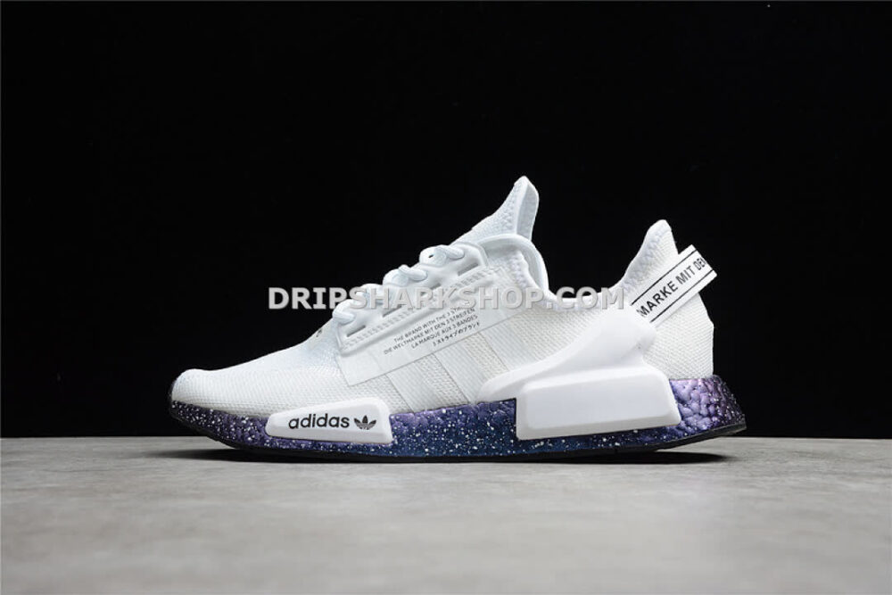 Adidas NMD R1 V2 Shoes Core Black Supplier Colour Cloud White