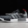 Adidas NMD R1 Glitch Shoes Core Black Grey Red
