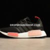 Adidas NMD R1 Boost Synthetics Wmns Core Black Peach Pink